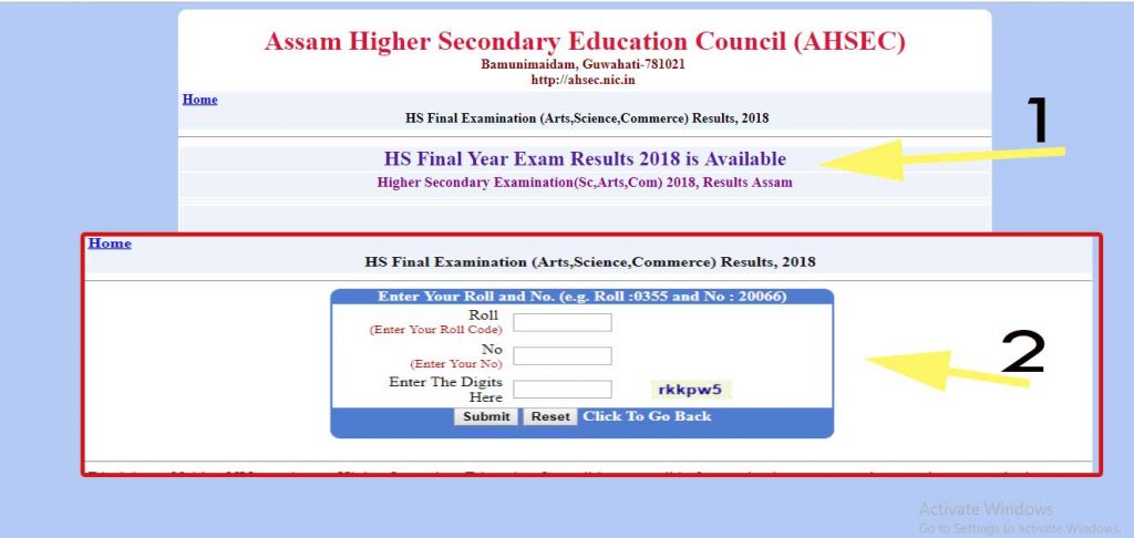 Ahsec Hsc 12th Result 2019 Date Website Here Resultfor In