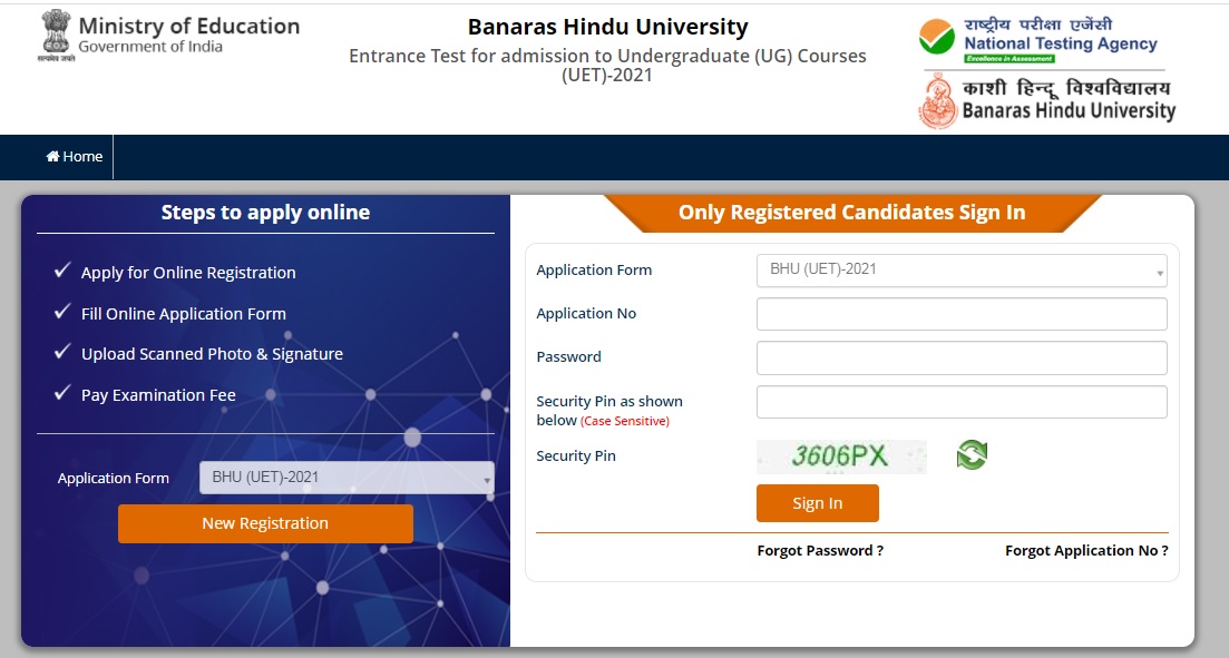 banaras hindu university graduation Admission Form Apply 