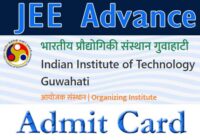 JEE Advance Admit Card Download