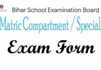 Bihar Board 10th Exam Form Apply
