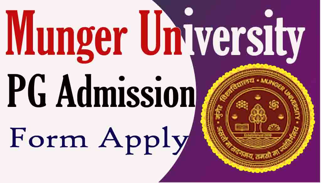 Munger University PG Admission Form Apply 